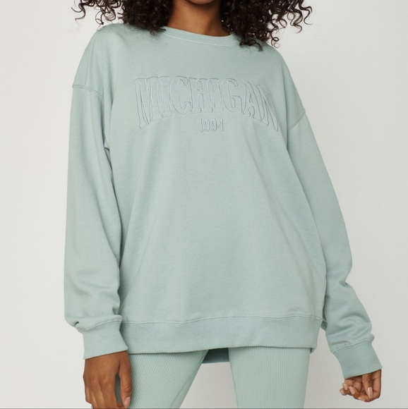 Garage Tops - GARAGE Crew Neck Boyfriend Sweater